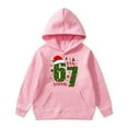thumbnail image 3 of CHENge Kids 67 Sweatshirt Boys Girls Six Seven Number Printed Funny Youth Crewneck Long Sleeve Pullover Tops, 3 of 6