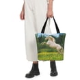 thumbnail image 5 of Fuzoiu Horse Rearing Up In The Field Print Large Capacity Shoulder Bag for Women,Large Capacity Office Purse,Laptop Tote Bag,Casual Everyday Tote for Work Beach Travel and Shopping Grocery, 5 of 6