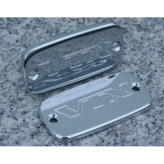 2002-2008 Honda VTX1800 VTX 1800 CHROME MASTER CYLINDER CAPS