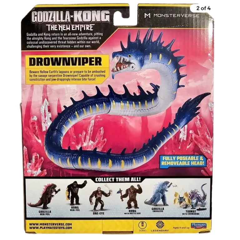 Monsterverse: Downviper Figure with Removeable Head by Playmates