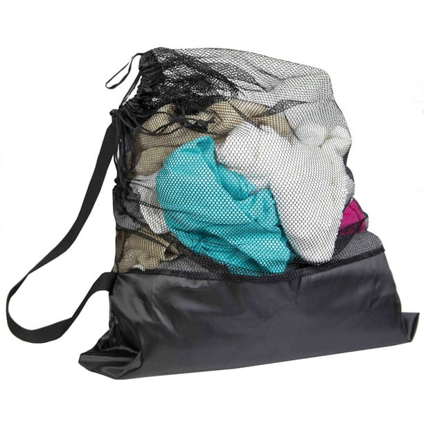 Sunbeam Mesh Nylon Laundry Bag With Handle & Drawstring