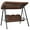Brown, variant on Costway Outdoor 3-Seat Porch Swing with Adjust Canopy and Cushions Gray