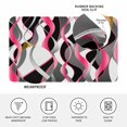 thumbnail image 3 of Pink Stripe Door Mat Indoor Outdoor,Gradient Grey Moire Geometric Modern Abstract Non Slip Welcome Mat with Rubber Backing,Absorbent Front Door Mats Entryway Rug for Home Patio Entrance 24"x36", 3 of 9