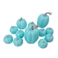 thumbnail image 1 of 12 Piezas Calabazas De Espuma Strade Fareast Limited Falsas Para Centro De Mesa Azul, 1 of 7