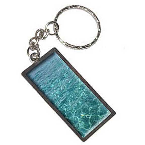 Water Ocean Waves Keychain Key Chain Ring