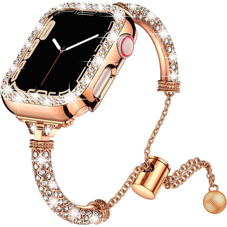 Stainless Steel Strap + Diamond Case for Apple Watch Ultra 2  display picture 1