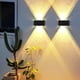 thumbnail image 3 of Aplique Solar de Pared para Exteriores, Impermeable, para Decoración de Jardín, Luces de Pared Hacia Arriba y Hacia Abajo, Impermeable, para Bañador de Pared Externo, Lámpara Solar, 3 of 5