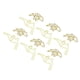 thumbnail image 3 of Clips de papel con forma de Pterosauria, Clips de oficina portátiles de Metal con forma de dinosaurio amarillo, para clasificación de archivos, 100 Uds., 3 of 5