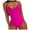 Hot Pink, variant on Gubotare Swim Suits for Women Women's One Piece Swimsuit Scoop Neck Bathing Suit High Cut Cheeky Swimwear (Black,XXXL)
