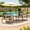 Beige, variant on 3-Piece Outdoor Patio Furniture Set, Modern Textilene Conversation Set with Coffee Table, All-Weather Bistro Set for Lawn, Balcony, Backyard, and Porch, Gray