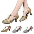 thumbnail image 4 of Women's Rhinestone Sandals for Fashionable Summer Style and Comfort, 4 of 9