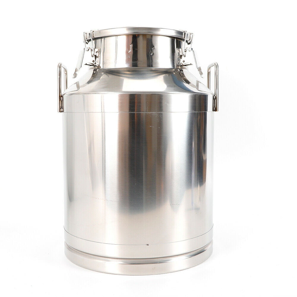 304 Storage Seal Barrel Oil Bucket Thick Stainless Steel Wine Pot With Faucet 
