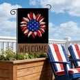 thumbnail image 6 of QuanTara Double Sided Patriotic Garden Flag, 11.8x17.7in Americans Flag Outdoor Yard Porch Decoration for 4th of July, Memorial Day, Home Decor, 6 of 6