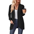 thumbnail image 2 of Jersey ligero de manga larga para mujer, modelo Cardigan DB MOON, 2 of 3