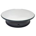 thumbnail image 3 of Soporte de exhibición giratorio de 360 ​​grados plato giratorio eléctrico ajustable (blanco y negro), 3 of 7