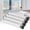 11" to 18" White -4 PCS, variant on (short)window Security Bar Adjustable Window Barside Lock For Horizontal Sliding Windows Locks Up And Down Extends Form 11" To 18" (white-2)