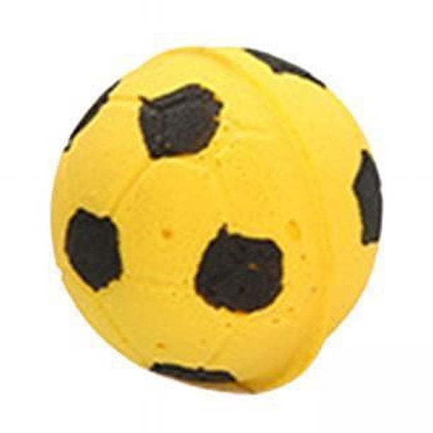 2x Pelota de Fútbol para Gatos, Juguete para Perros, Suministros para Mascotas, Suave, Resistente a Mordeduras, Pelota de Fútbol Divertida, Juguete Pa 2 piezas