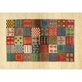 thumbnail image 1 of Ahgly Company Machine Washable Indoor Rectangle Contemporary Sienna Brown Area Rugs, 3' x 5', 1 of 7