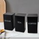 thumbnail image 3 of Juego de 3 recipientes para café y té Juego de tarros metálicos de cocina con tapas herméticas Tarros para almacenar alimentos para encimeras de cocina Cocina rústica Hogar, 3 of 3