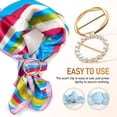 thumbnail image 3 of unbranded 3Ud Clips Dorados Para Camisas Anillos Decorativos Con Pedrería Para Complementar Vestuario, 3 of 7