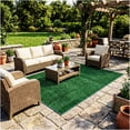 thumbnail image 2 of Koeckritz Rugs Tactic Green Black Indoor/Outdoor Turf Patio Area Rug 7' x 12', 2 of 7