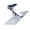Silver, variant on Heavy Duty Foldable Projector Stand 3 In 1 Easy Installation Foldable Desktop Mount For Wall Home Conference Room