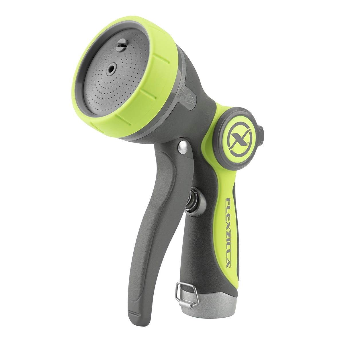 Flexzilla Garden Hose Nozzle - Heavy Duty Pistol Grip, Metal Construction, ZillaGreen