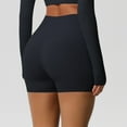 thumbnail image 6 of JIUWEN Gym Shorts Women Crossover Biker Shorts High Waisted Spandex Workout Yoga Booty Shorts with Pockets-Black-Xl,Gym Shorts Women,Butt Lifting Shorts,Booty Shorts, 6 of 9