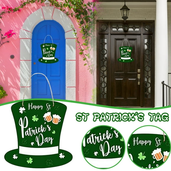 SMihono A Clover-shaped Holiday Decoration Is Listed At The Entrance Of St. Patrick Home Decoration on Clearance