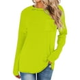 thumbnail image 2 of AherBiu Womens T Shirts Long Sleeve Crewneck Basic Fall Casual Loose Tops for Women Undershirts Blouse, 2 of 5