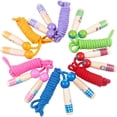 thumbnail image 5 of Children Adjustable Cotton Skipping Rope With Wooden Handle For Fitness Training/outdoor Activity Orange Giraffe, 5 of 5