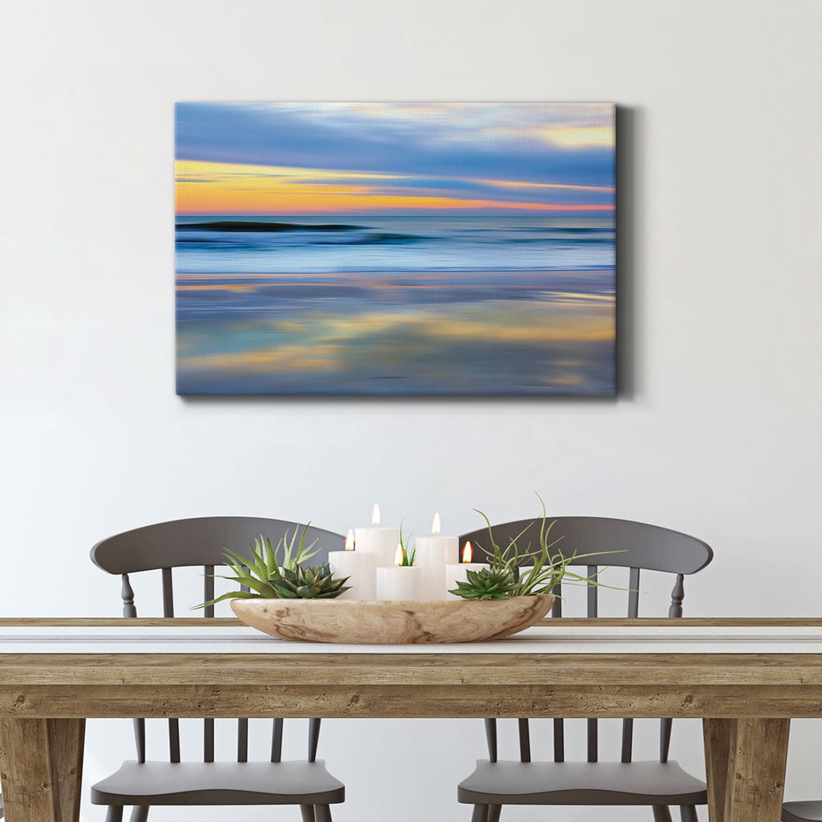 Wexford Home Pastel Sunset Premium Gallery Wrapped Canvas, 12" x 18" - Ready to Hang