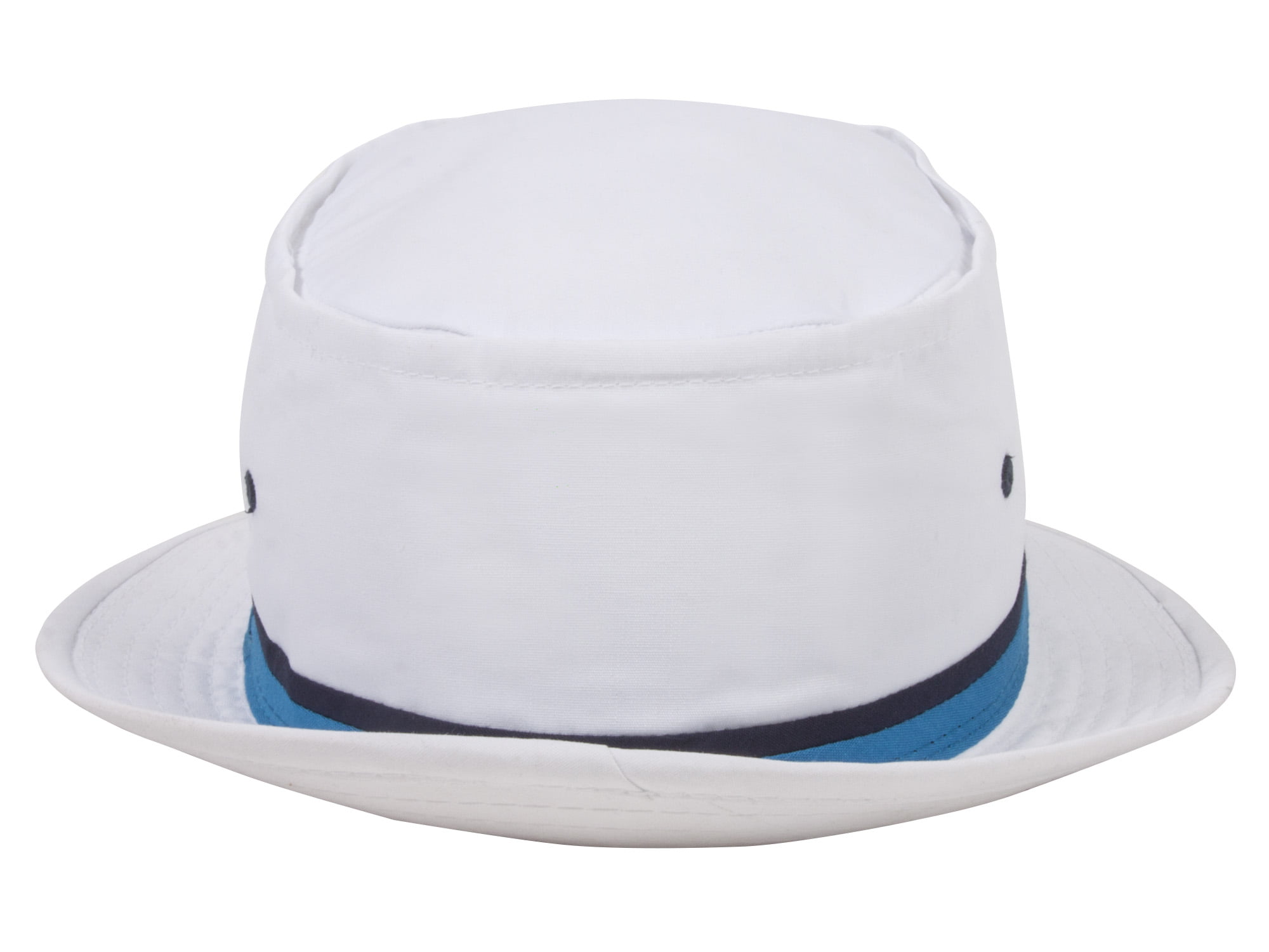 TOP HEADWEAR Packable Pork Pie Ribbon Bucket Hat 