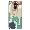 thumbnail image 1 of Cow Phone Case, Degined for LG X4 Case Men Women, Flexible Silicone Shockproof Case for LG X4, 1 of 1
