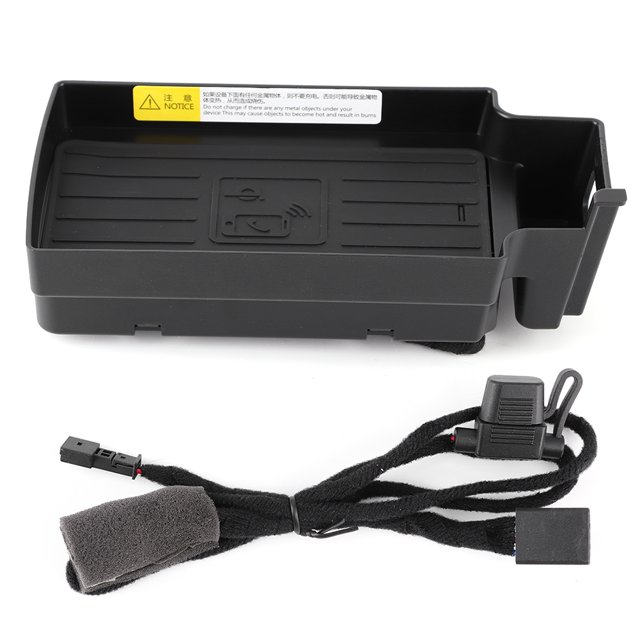 Fast Charging Console 15W Wireless Fast Charging Pad Phone Charger Holder Tray Fit For Q3 2013-2018