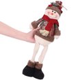 thumbnail image 4 of Pie De Navidad Papá Noel Muñeco De Nieve Reno Muñeco Estatuilla Decoración Para El Hogar Adorno De Año Nuevo Yuarrent HA045236-03, 4 of 6