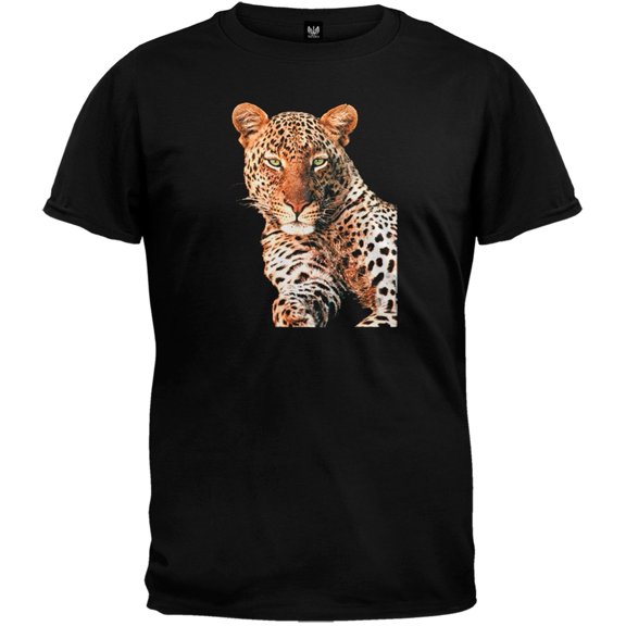 3DT - Leopard Black T-Shirt - Small