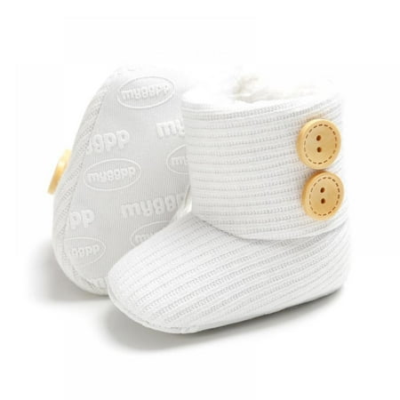 

AutmorBaby Autumn Winter Warm Cotton Knitting Non-Slip Boots