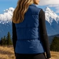 thumbnail image 6 of Yutgune Women's Puffer Vest Stand Collar Zip Up Sleeveless Jacket with Pockets Winter, 6 of 6
