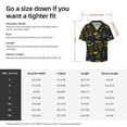 thumbnail image 7 of Xecao offers the Pixel Game for Men's Casual Short-sleeved Shirt, a button-up collared shirt with a pocket, perfect for beach vacations and yacht travel in the Medium size., 7 of 7