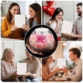thumbnail image 4 of Preserved Real Roses in Glass Dome, Eternal Flowers with Scented, Romantic Gifts for Women, Wife, Girlfriend on Valentine's Day Anniversary and Birthday, Thanksgiving Day, Christmas Day, Pink, 4 of 11