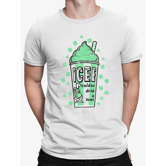 Shamrock's ICEE Delight - Cool St. Patrick's Day Graphic Men's T-shirt