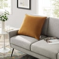 thumbnail image 4 of Modway Accentuate 24" Performance Velvet Throw Pillow in Cognac Green, 4 of 4