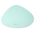 thumbnail image 1 of Coofit Faux Leather Placemat Waterproof Triangular Table Mat Table Placemat for Kitchen, 1 of 10