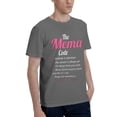 thumbnail image 2 of Mema Grandma Gift The Mema Code Men'S Basic Short Sleeve T-Shirt Deep Heather 5x-Large, 2 of 5