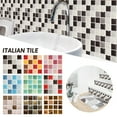 thumbnail image 2 of Autocollant Mural 3D Mosaic DIY Film Céramique Imperméable 10x10cm, 2 of 6