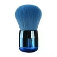 thumbnail image 6 of Luxurious and Large Xtra Soft Fluffy Powder Brush, Multipurpose Face, Body, Barber and Beauty Tool, with wooden base Large Kabuki Brush by Ruroz (Blue), 6 of 6
