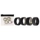 thumbnail image 1 of Juego de Anillos de Boda de Silicona ROQ 2 Capas Plata-Camuflaje 4 x 7 mm, 1 of 1