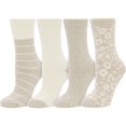 thumbnail image 1 of Calcetines BEARPAW Cozy Super Soft Lounge, paquete de 4 pare, 1 of 3