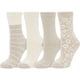 thumbnail image 1 of Calcetines BEARPAW Cozy Super Soft Lounge, paquete de 4 pare, 1 of 3